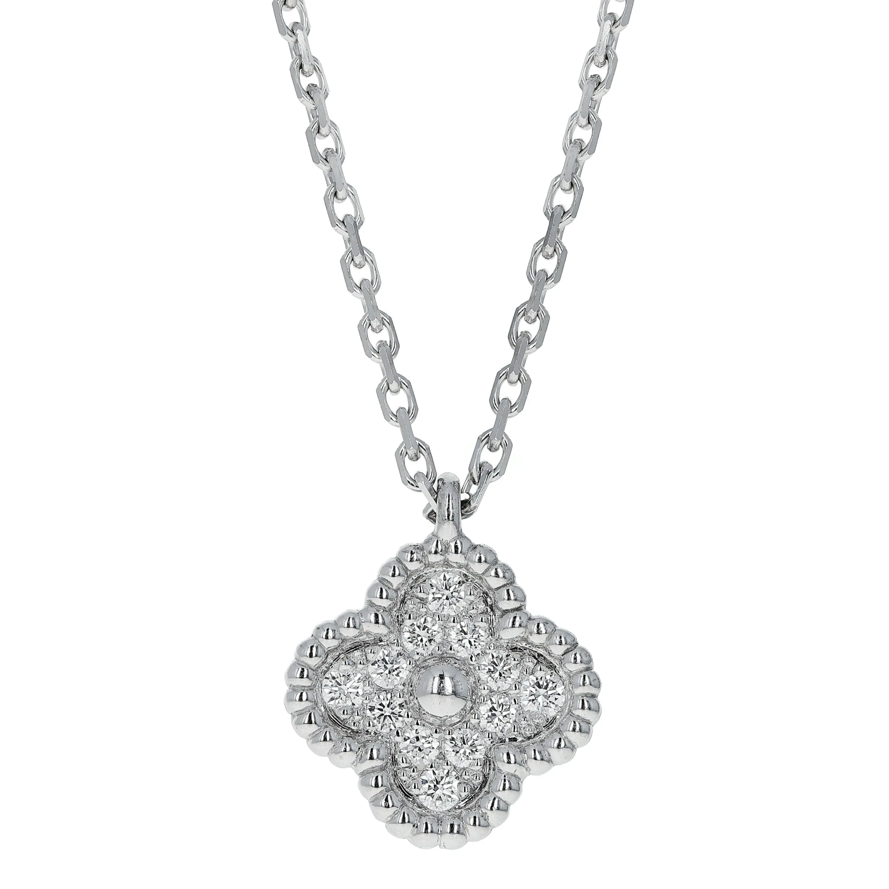 Pre-owned Van Cleef & Arpels Sweet Alhambra Pendant Necklace