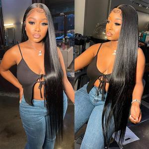 Bling Hair Clearance Sale Bone Straight Wigs 13x4 13x6 Hd Transparent Lace Human Hair Wigs For Women 360 Full Lace Frontal Wig Pre Plucked 30 28 Inch 180% Density TikTokShopHolidayHaul