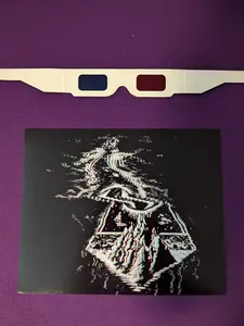 Providence Eye - 3D Anaglyph Analog Glitch Art Print