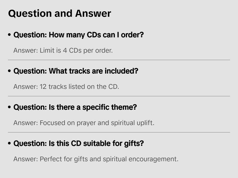 Don't Stop Praying CD