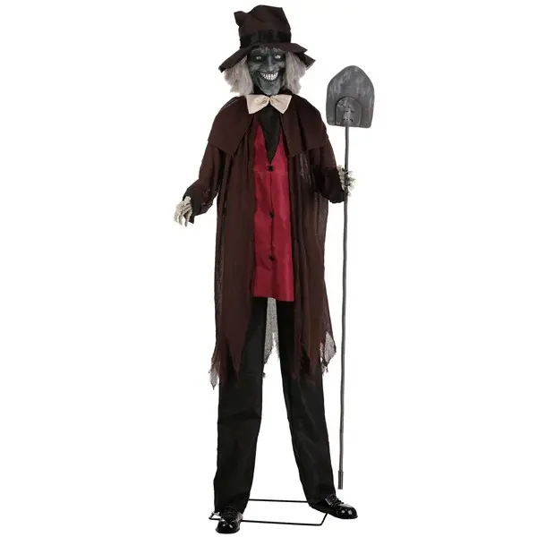 7.5FT Gregor the Grave Digger Animated Decoration - Scream Saver