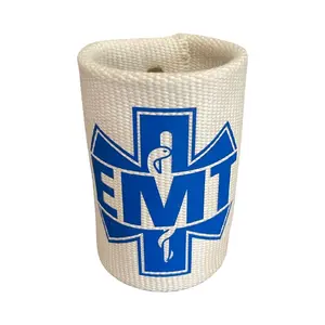 White Fire hose can cooler for ems, ems gifts, emt, emt gifts, paramedic, paramedic gift.