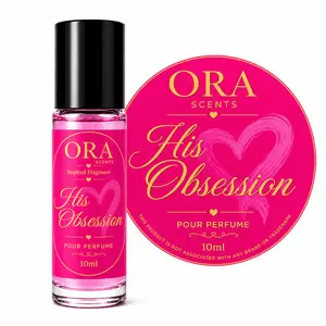 His Obsession Pheromone Cologne Roll-On Perfume Oil for Women – Long-Lasting Sweet Fragrance, Alcohol-Free