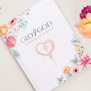Glo4God Christian Life Planner- purposeful planning for intentional moms. Simplify weekly activities, plan meals, focus on faith, track Prayers and Goals. Live life of light and love in 2026!