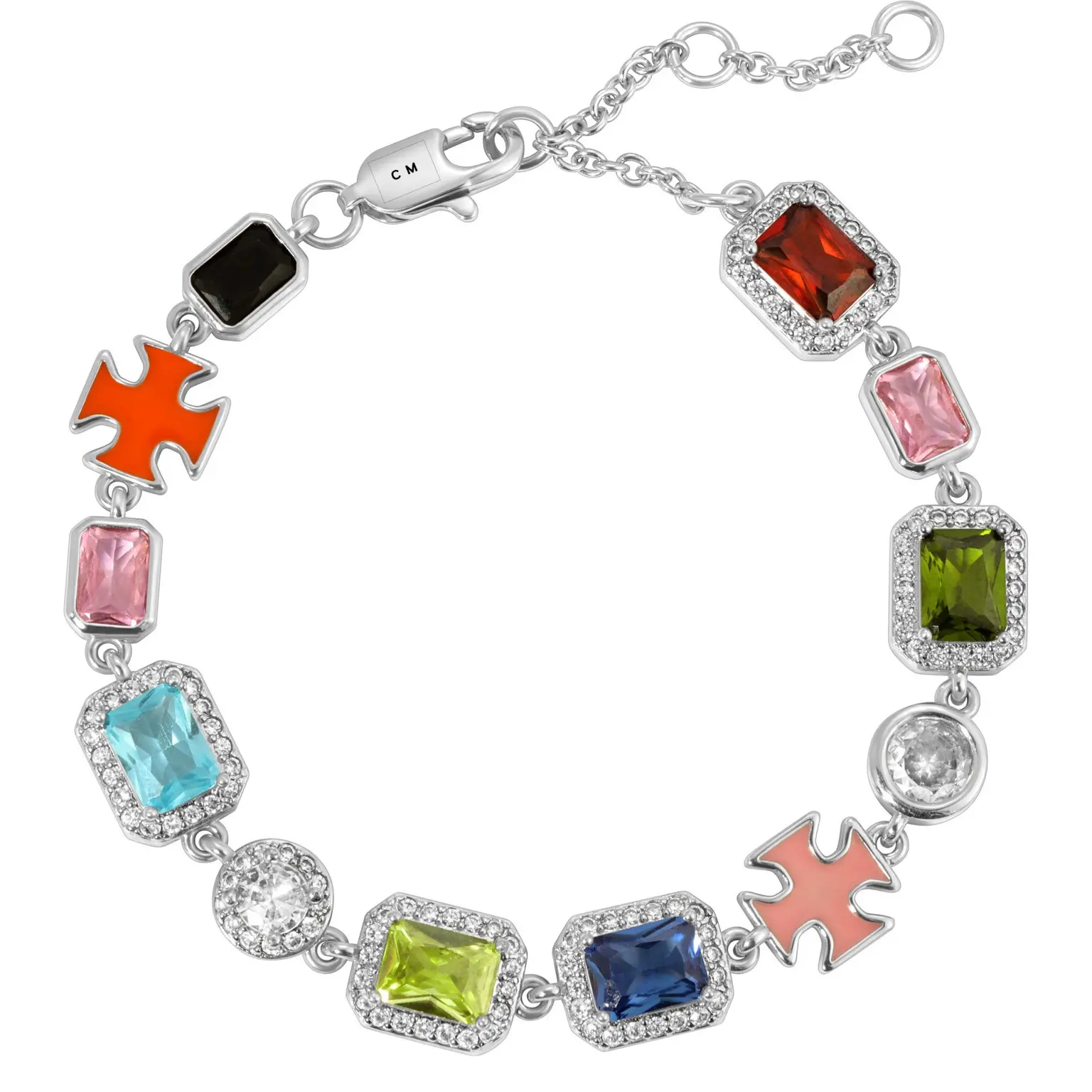 Silver Bright (Includes Pink & Turquoise)