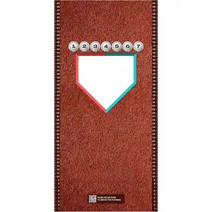 Attack Mat -  Batting Mat for Baseball & Softball Practice, Baseball Hitting Mat with Optimal Contact Point, Tee, and Foot Placement Placement Guide. Ideal for Hitting Instructors.