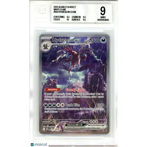 2025 Pokemon Scarlet & Violet White Flare Hydreigon ex SIR #169 BGS 9 MINT
