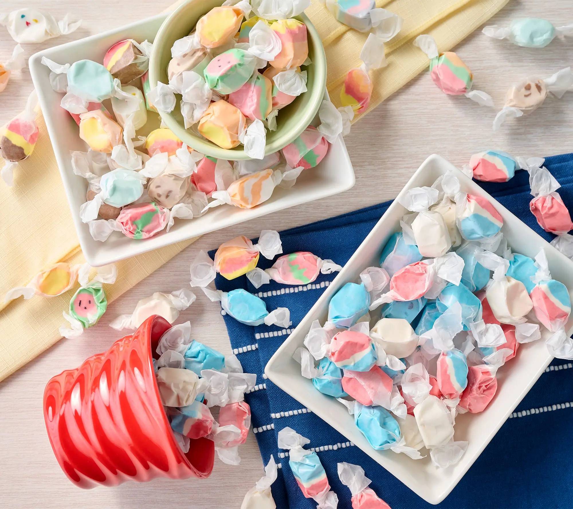 Anastasia Confections 140pc Summer Salt Water Taffy in 2 Bags Anastasia Confections 140pc Summer Salt Water Taffy in 2 Bags