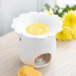 Daisy Tealight Wax Warmer - High Quality Wax Warmers for Wax Melts, Compatible with illuminatedbymia Gel Wax Melts, Decorative Wax Warmers for Wax Melts