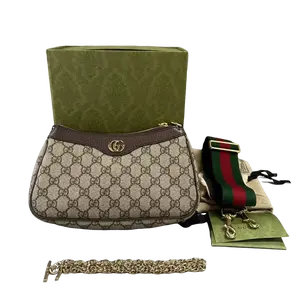 Pre-owned GUCCI Ophidia Small GG Web Shoulder Crossbody Bag