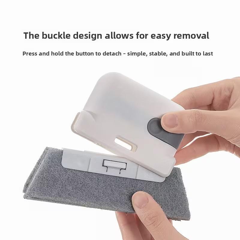 Window Groove Cleaning Brush, Multifunctional Crevice Brush for Door Window Track, Household Hardware Cleaning Tool