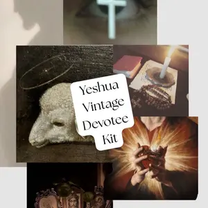Yeshua Devotee Vintage Bundle, Vintage Witchcraft Tools, Christo Pagan Witch Bundle, Yeshua Worship Kit, Christian Witch Tools Kit