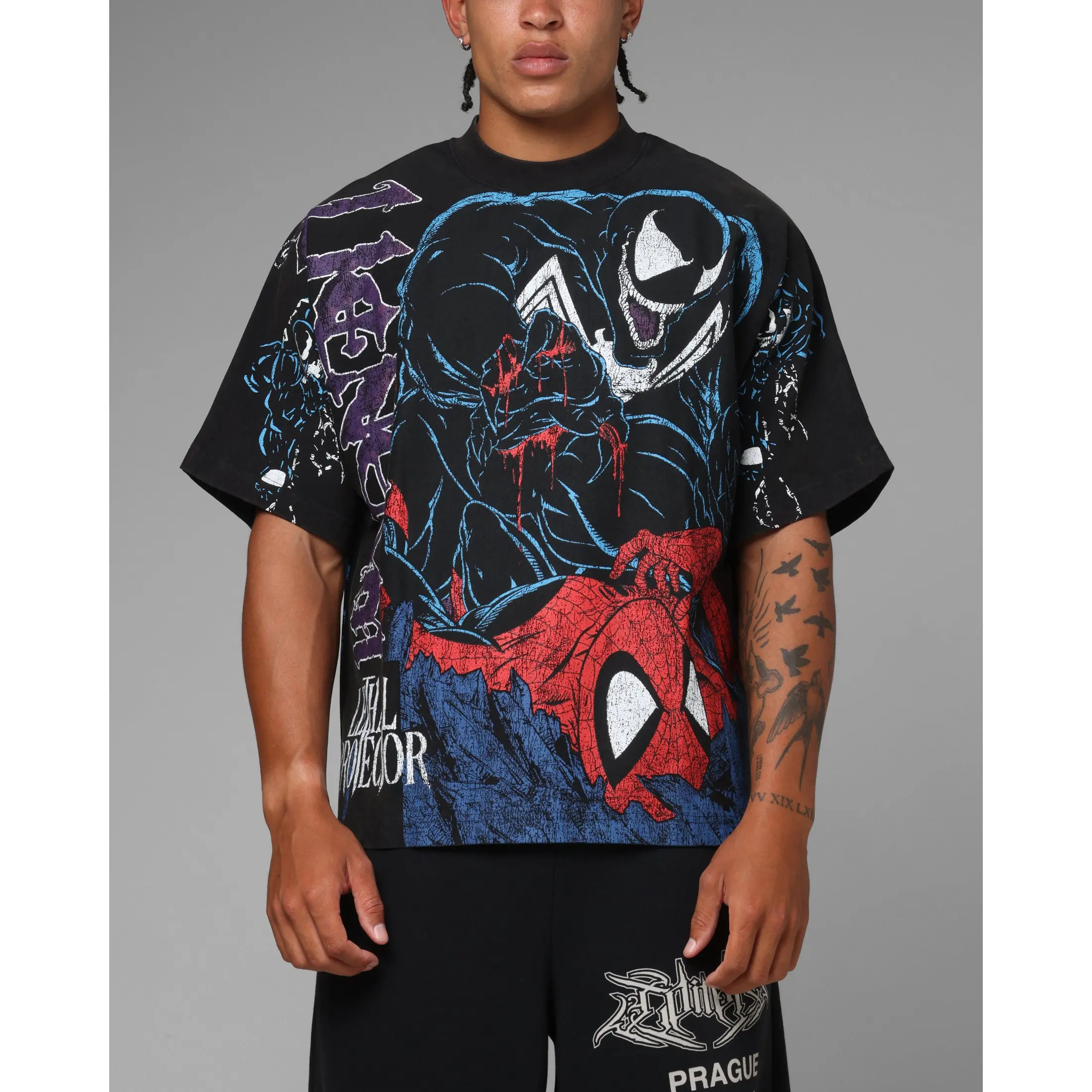 Loiter Marvel Venom Boxy T-Shirt Black