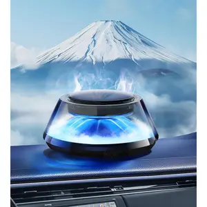 Upgraded Smart Car Air Freshener, Car Diffuser, Fuji Cologne & Pine Forest 5 Mode Ambient Light & Mist Fragrance with Auto On/Off Intensity Adjustable Mist for 6 Months C01 Automotive Diffuser,Premium