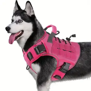 Heavy Duty Waterproof Tactical Vest Harness for Large Dogs German Shepherd Military Grade Reflective Outdoor Hiking Gear