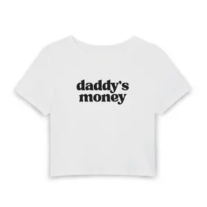 Daddy’s Money Baby Tee | Cute Coquette Graphic Crop Top
