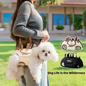 Portable Pet Carrier Backpack for Small Dogs & Cats - Versatile Crossbody, Handbag, and Shoulder Bag for Outings and Dog Walking