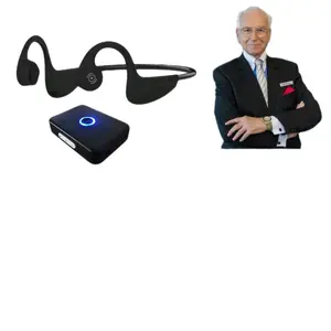 eEAR-BC-Tx-BT Bone Conduction Hearing Amplifier with Bluetooth BT Microphone Transmitter & Military Grade Technology Noise Cancelling Headset