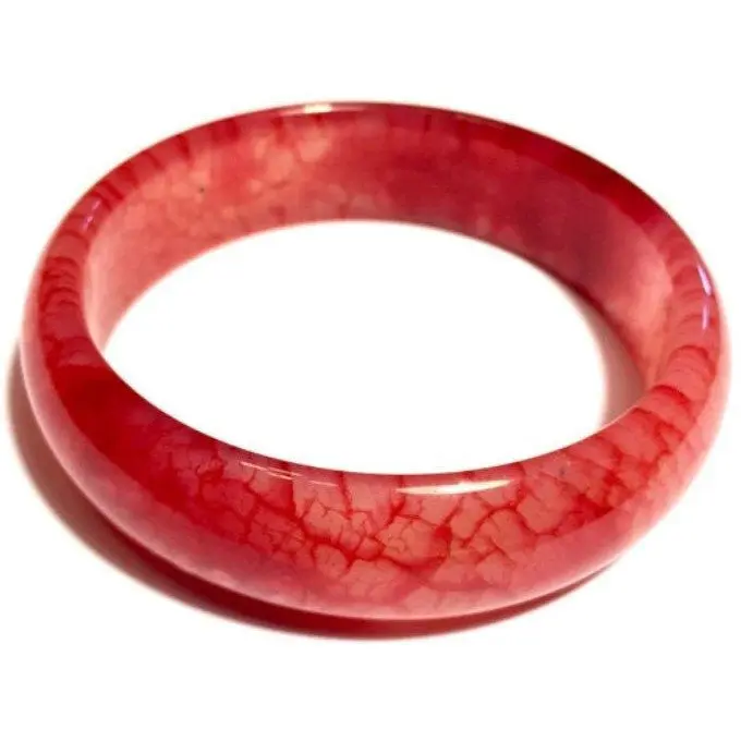 Chicken Blood Jade Bangle Bracelet