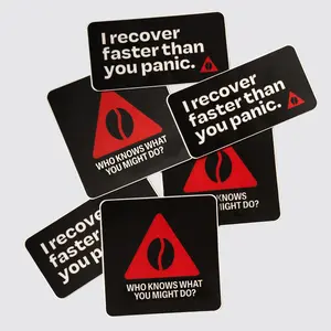 Danger Coffee Stickers (Pack of 2)