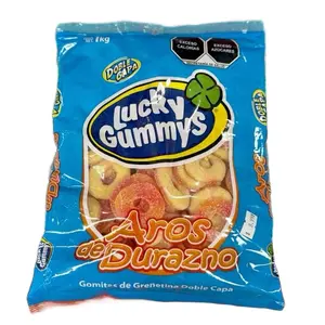 Lucky Gummy’s Peach or Green Apple Rings Lucky Gummy’s Peach or Green Apple Rings