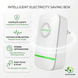 2026 Updated Plug-In Power Box with US Plug – Compact Power Device with Indicator Light, Wide 90–250V Compatibility for Home & Office Use