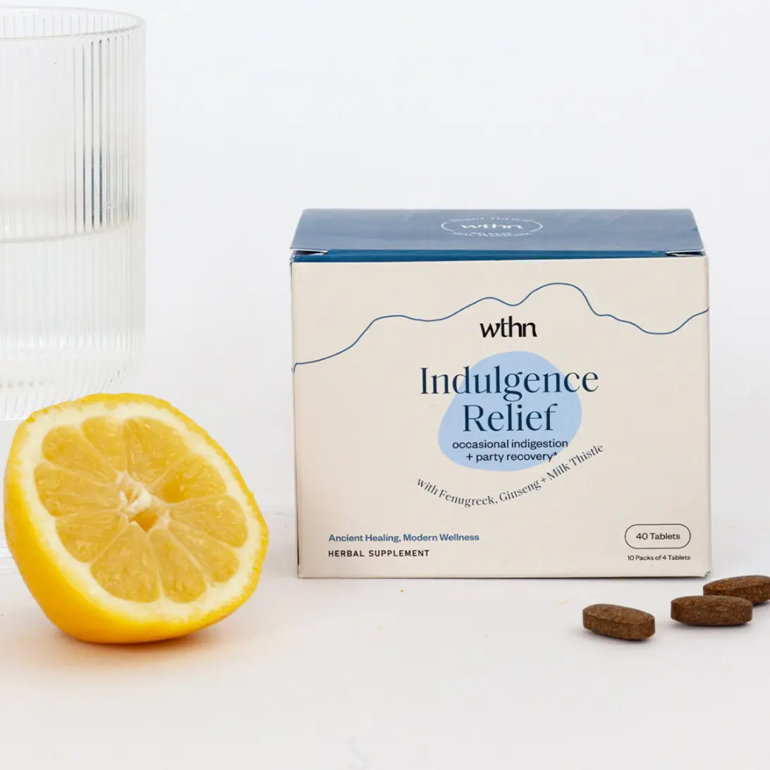 WTHN  Indulgence Relief – Herbal Digestive Support for Bloating & Overindulgence