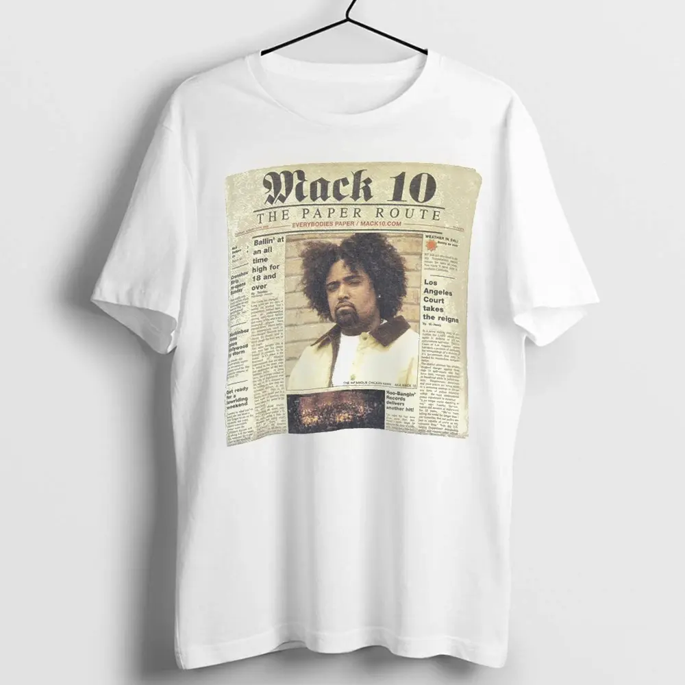 Y2K Mack 10 Paper Route 2000 Rap Hip Hop t-shirt