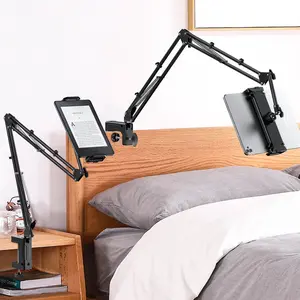 Overhead Bed Tablet Stand - Height Angle Adjustable Holder for Kindle, iPad, Samsung Tab, iPhone, E-Readers