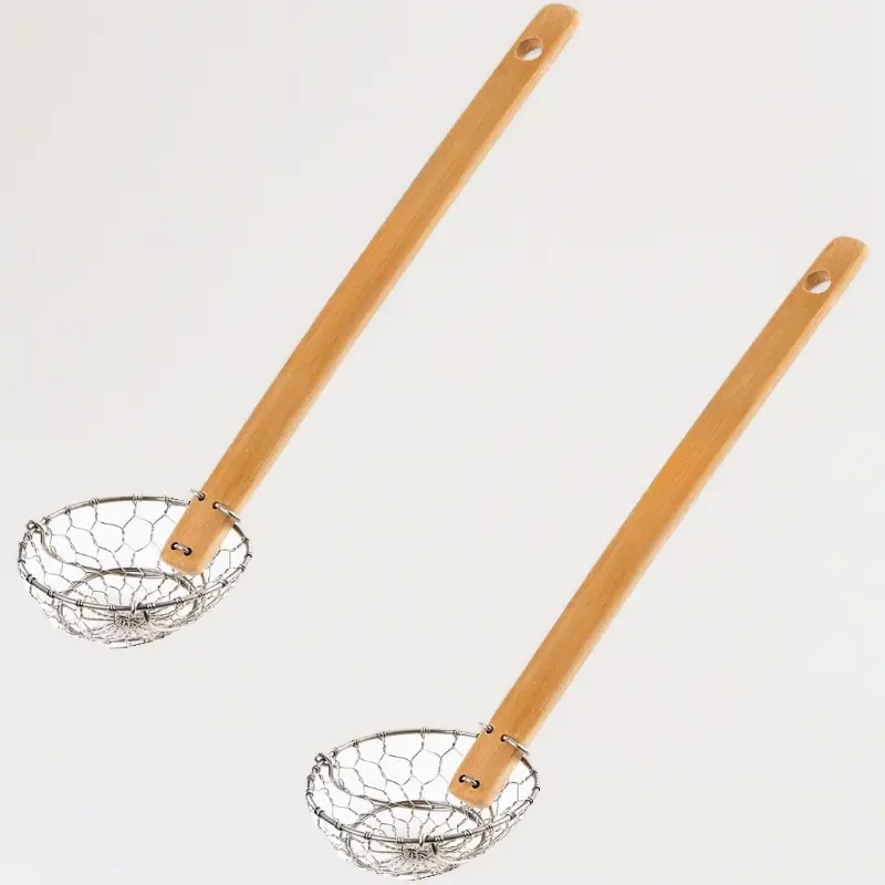 3-Inch, Bamboo, Set of 2