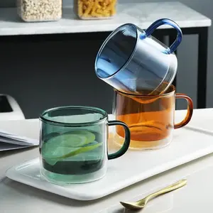 Double Layer Glass Mug