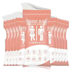 10-Pack Disposable Emergency Urinary Bags, Portable Unisex, Travel Camping Traffic Vomiting Emergency Bag, Convenient and Practical