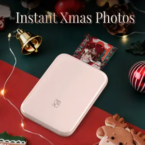 MT53 Mini Bluetooth Photo Printer, Portable Wireless 2x3 Inch Sticker Printer, Instant Color Photos, Compatible with iPhone & Android – Perfect Gift Ideal