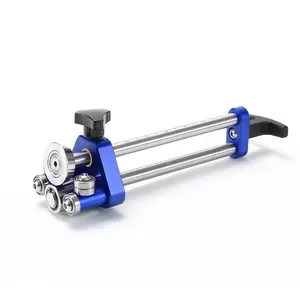 Sheet Metal Roller 1 Station Metal Bender， Metal Roofing Tools，Sheet Metal Fabrication，0-100° Bending Range，Quick Setup, Lightweight and Highly Portable (5in)