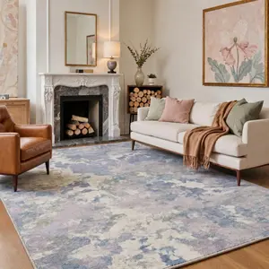【Deals For You Days】GENIMO Washable Area Rug Soft Non Slip Pet Friendly Floor Carpet for Living Room Bedroom Kitchen Hallway Home Decor Home Essentials,ARA6493-VELVET ECHO