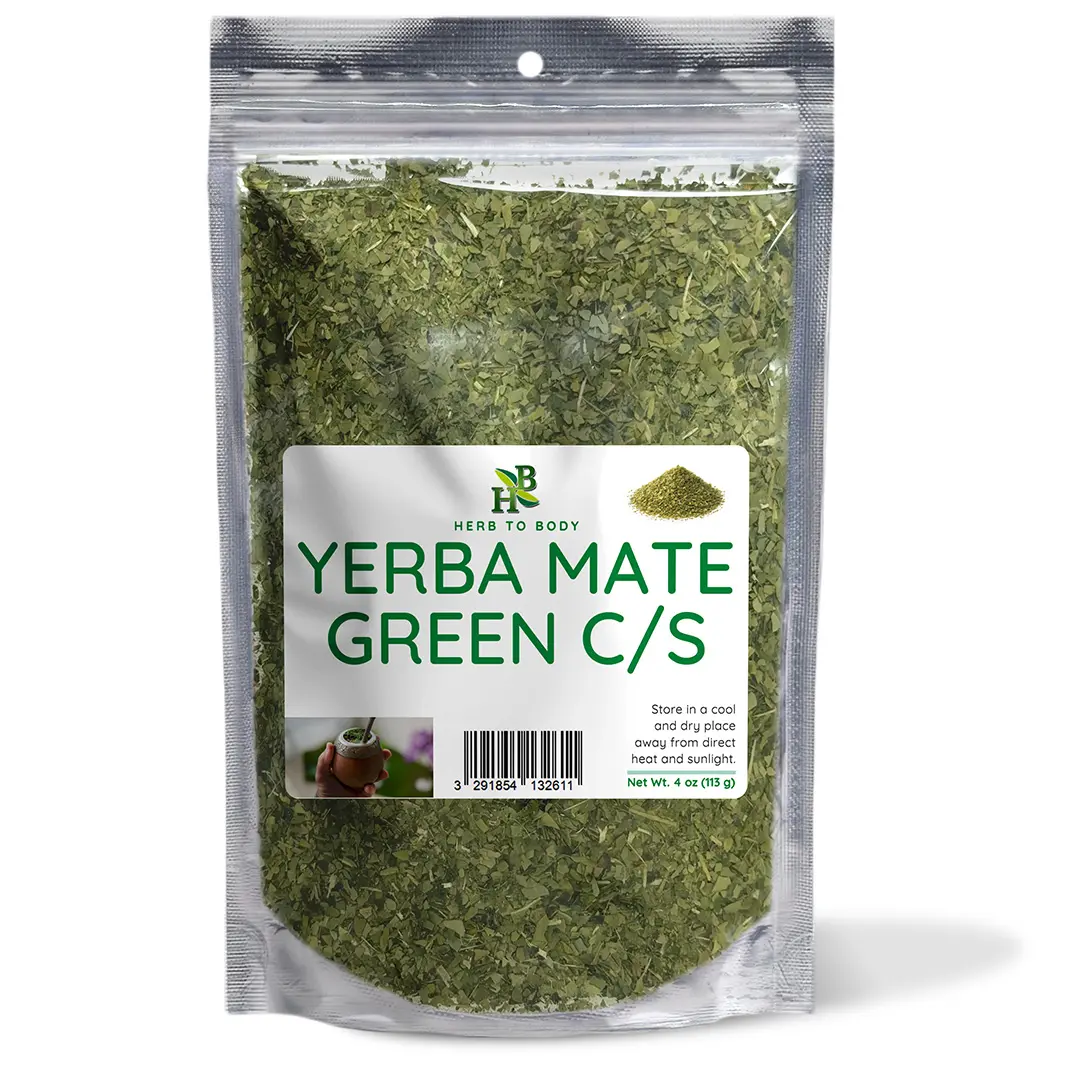 Yerba Mate Green Cut & Sifted – Loose Leaf 4 oz | Herb To Body