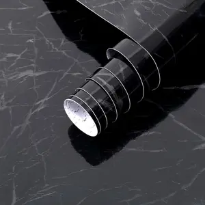Marble Contact Paper, 40cm X 300cm Self-Adhesive Peel & Stick Waterproof Vinyl Sticker for Kitchen Countertops, Cabinets, Shelves, Marble Pattern Wallpaper