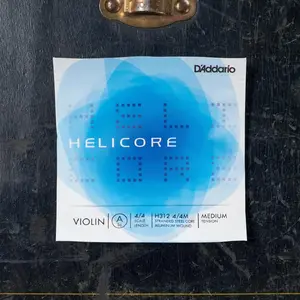 D'Addaroio H312 4/4M Helicore Violin Single A String 4/4 Scale Medium