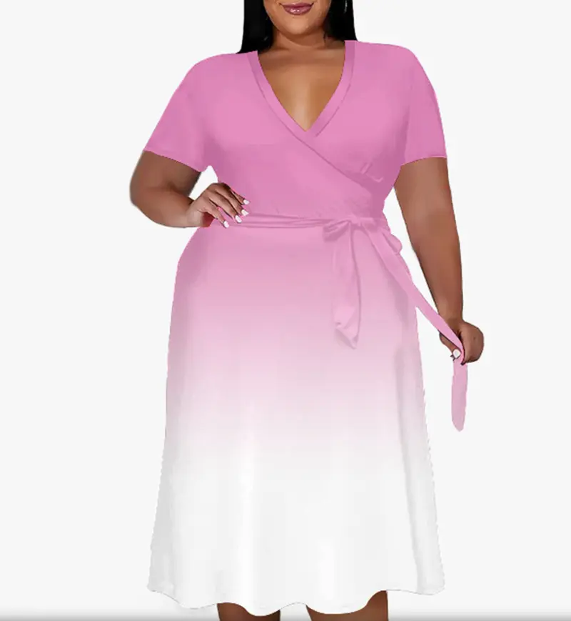 fuchsia pink plus size dress - TikTok Shop fuchsia pink plus size dress - TikTok Shop