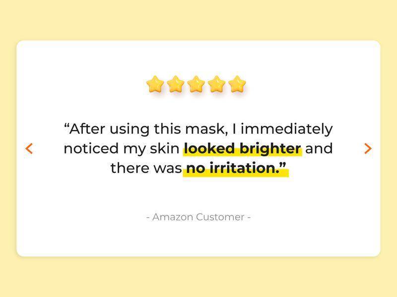 [numbuzin official shop] No.5 Sheet Mask | Vitamin Spotlight Sheet Mask | 4 Sheets