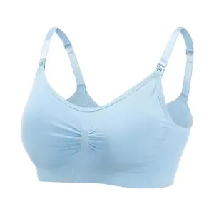 Bras Maternity Nursing Bra for Feeding Nursing Underwear Clothes for Pregnant Women Wirefree Breathable Bra