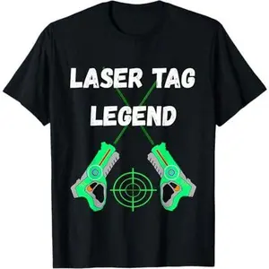 Laser Tag Legend Indoor Lasertag Squad Team Games Player T-Shirt