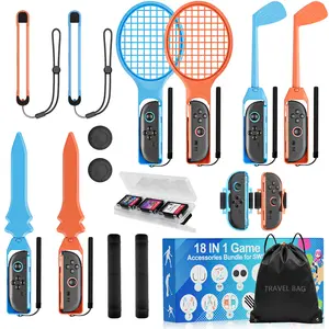 18 in 1 Bundle Sports Accessories for Nintendo Switch 2 Game Sports Kit
