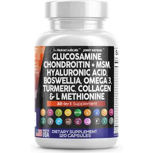 Clean Nutraceuticals Glucosamine, Chondroitin + MSM Turmeric, Hyaluronic Acid, Boswellia & More for Healthy Joints Supplement Capsules – Joint Defend Clean Nutraceuticals Glucosamine, Chondroitin + MSM Turmeric, Hyaluronic Acid, Boswellia & More for Healthy Joints Supplement Capsules – Joint Defend