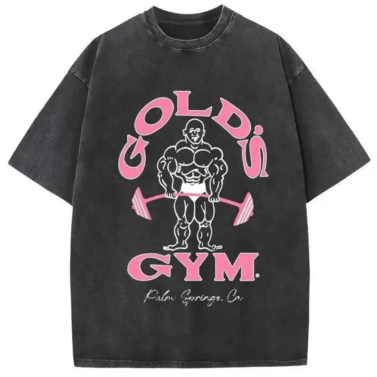 Vintage Gym Graphic Tee, Bodybuilding Shirt, Retro Fitness Tee, Muscle Graphic Shirt, Oversized Washed Black T Shirt,men's t shirts,graphic shirts,humor graphic tee,cotton graphic tees, funny graphic tee,vintage shirts,good graphic tees,book merch
