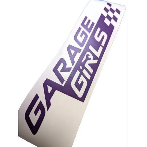 Garage Girls - Windshield Banner Vinyl Decal
