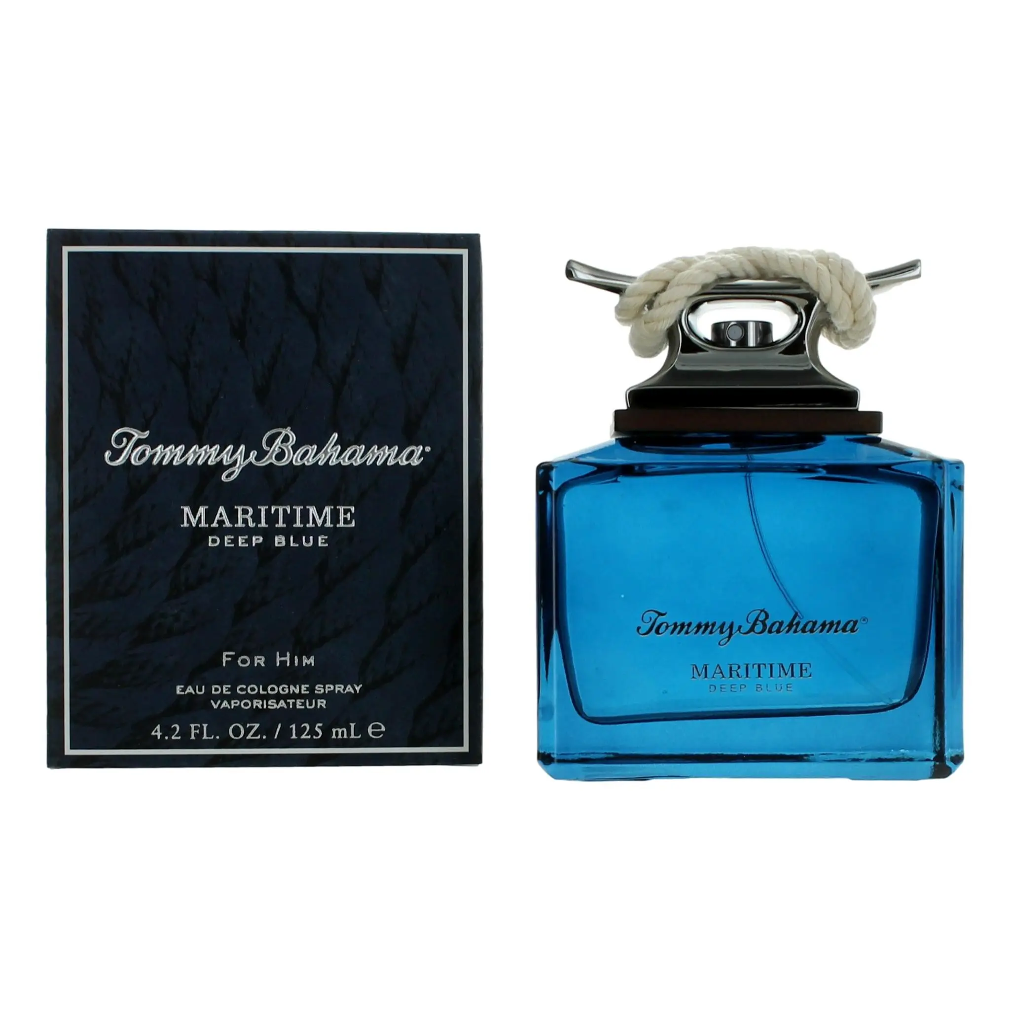 Tommy Bahama Maritime Deep Blue by Tommy Bahama, 4.2oz Eau de Cologne Spray men, Rosemary, Edc, 4.2 Oz, 4 To 4.9 Fl Oz, Cedar, Floral, Fresh, Fresh Floral, Maritime Theme, Spray Format, Musk, Single Bottle