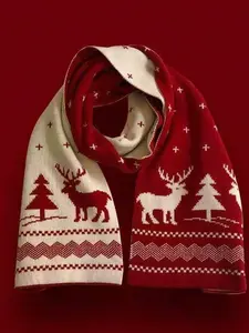 Women's Christmas Tree Scarf - Soft, Warm Holiday Winter Accessory - Perfect for Parties & Gifts