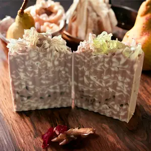 Handcrafted | Natural | Vegan | Organic | BRANDIED PEARS | Soap Bricks