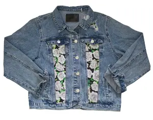 The Malena | Custom Paneled Denim Jacket